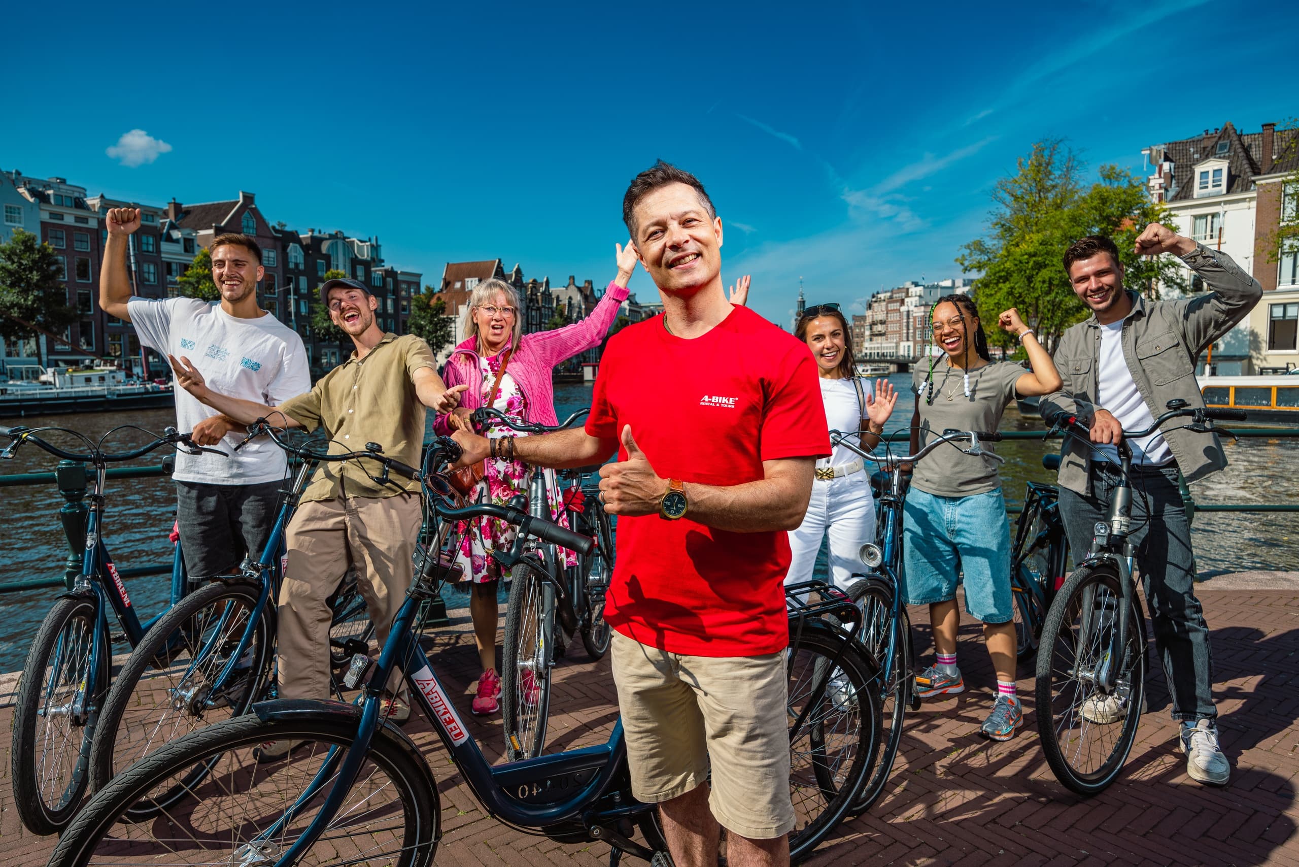 Bike Tour with A-Bike Tours in Amsterdam: Discover the City on Two Wheels