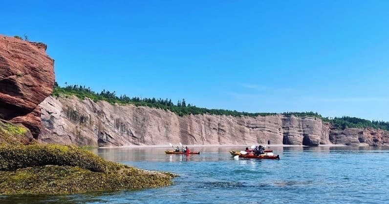 Paddling the UNESCO Fundy Coast: Kayak Tour from Saint Martins