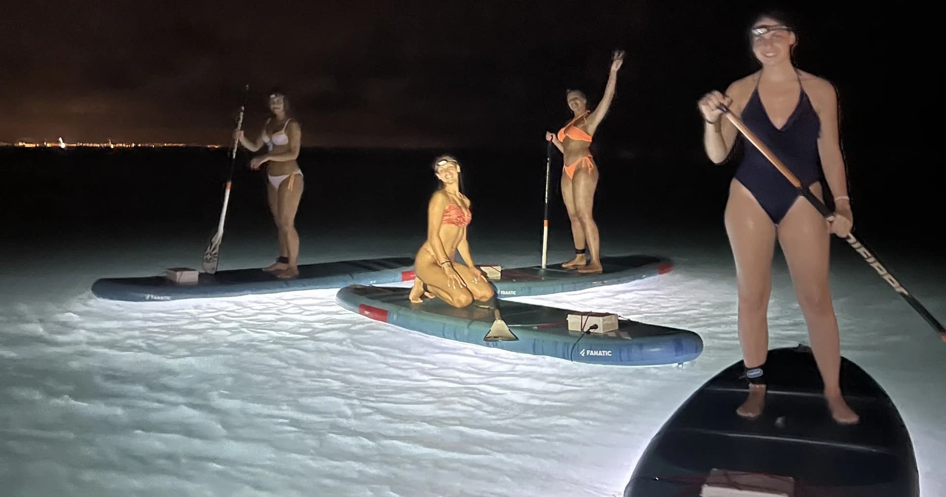 Nighttime Paddle Surf with CaboXperiencia in Cabo de Palos