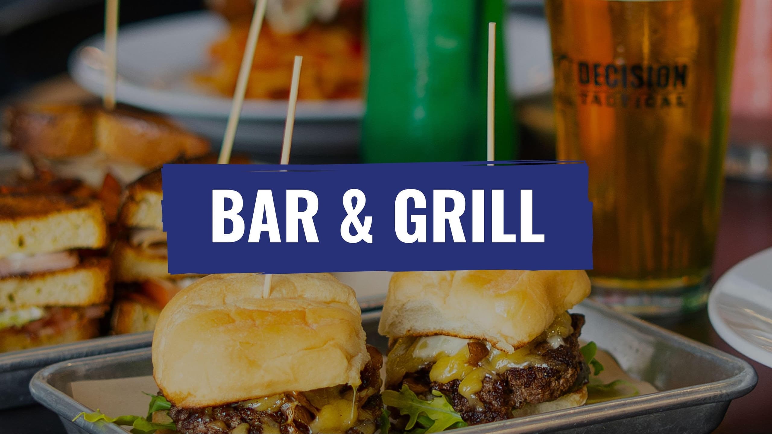 Decision Tactical Bar & Grill: Sanford's 35-Screen Game Day Hub