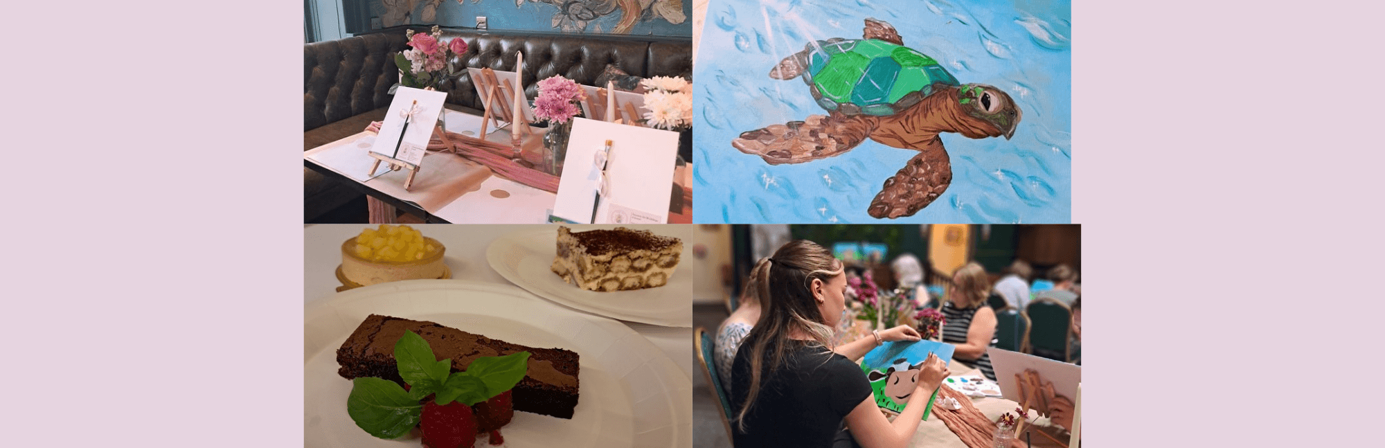 Creative Night Out at The Brown Jug: Paint & Pudding Fun