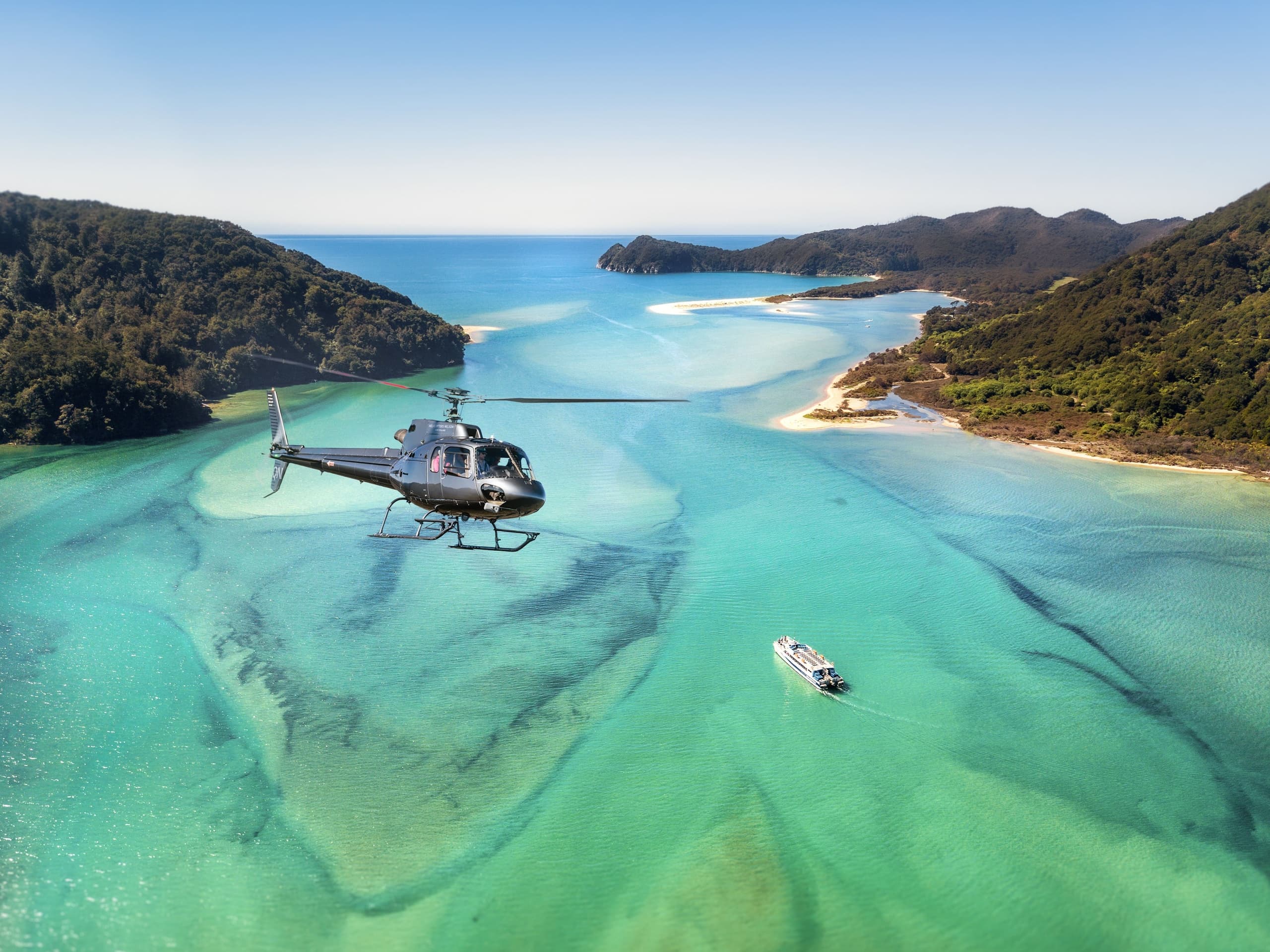 Helicopters Nelson: Luxury Heli-Transfer to Awaroa Lodge