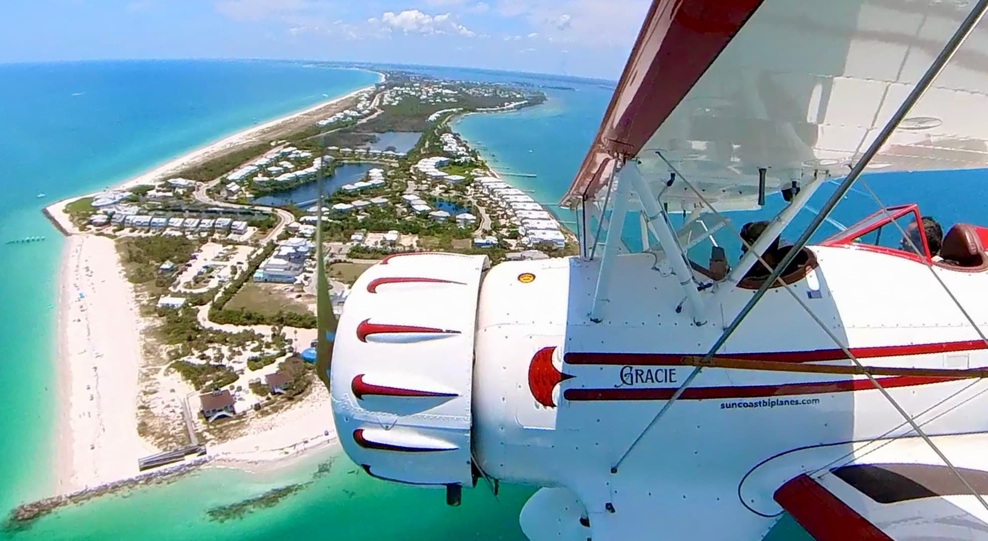 Punta Gorda Beach Tour with Suncoast Biplanes—Gulf Coast Aerial Views