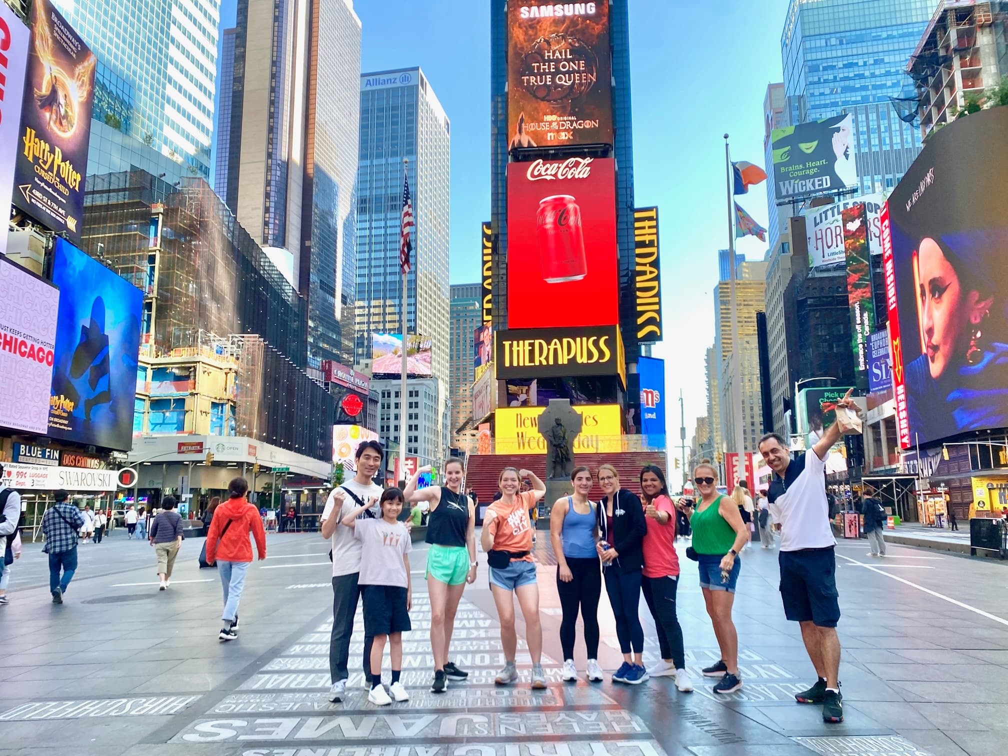 Urban Sightseeing & Fitness: Times Square Walkabout with City Fit Tours