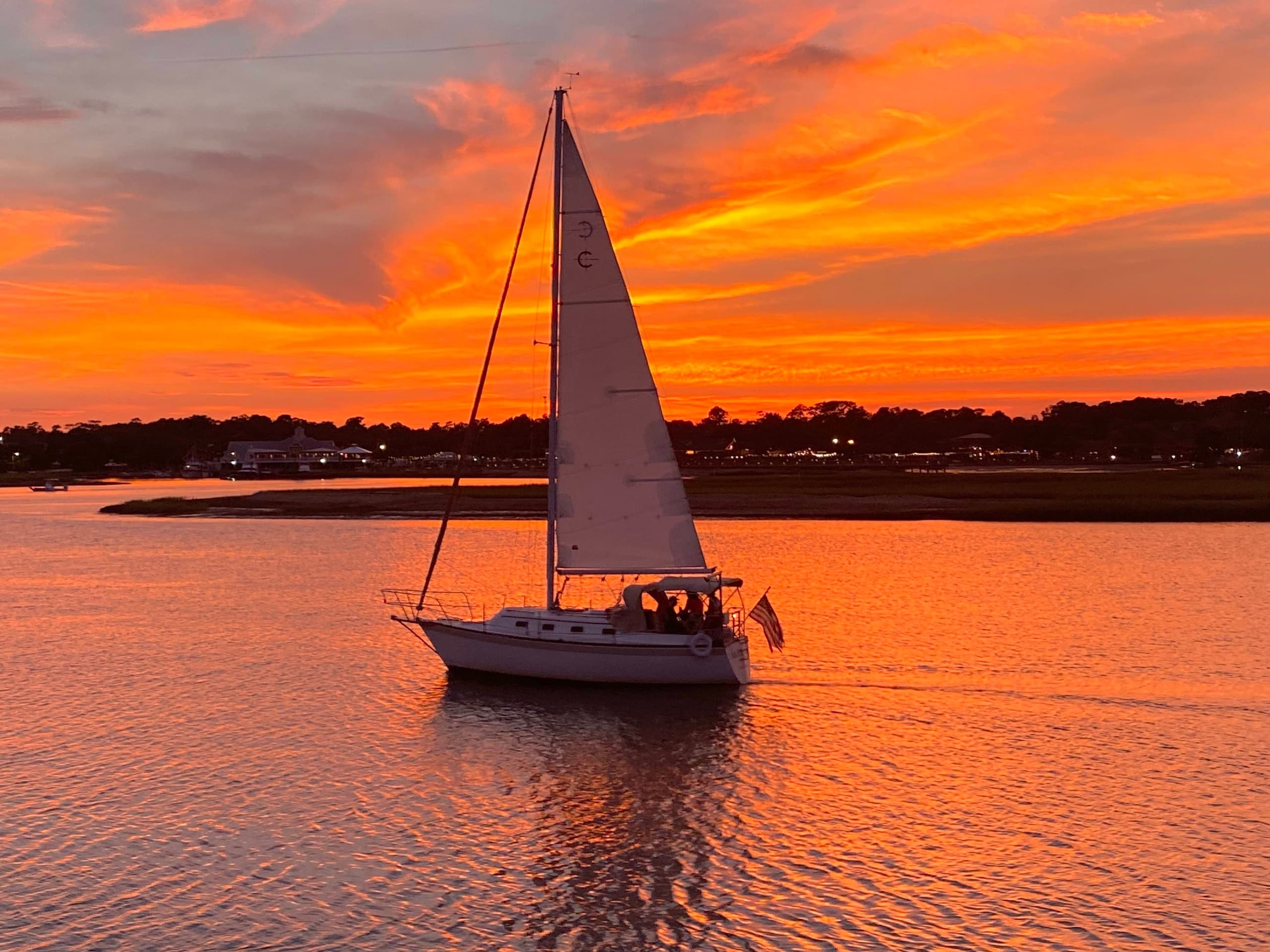 Water Activities & Set Sail Charter Co.: Scenic Murrells Inlet Sunset