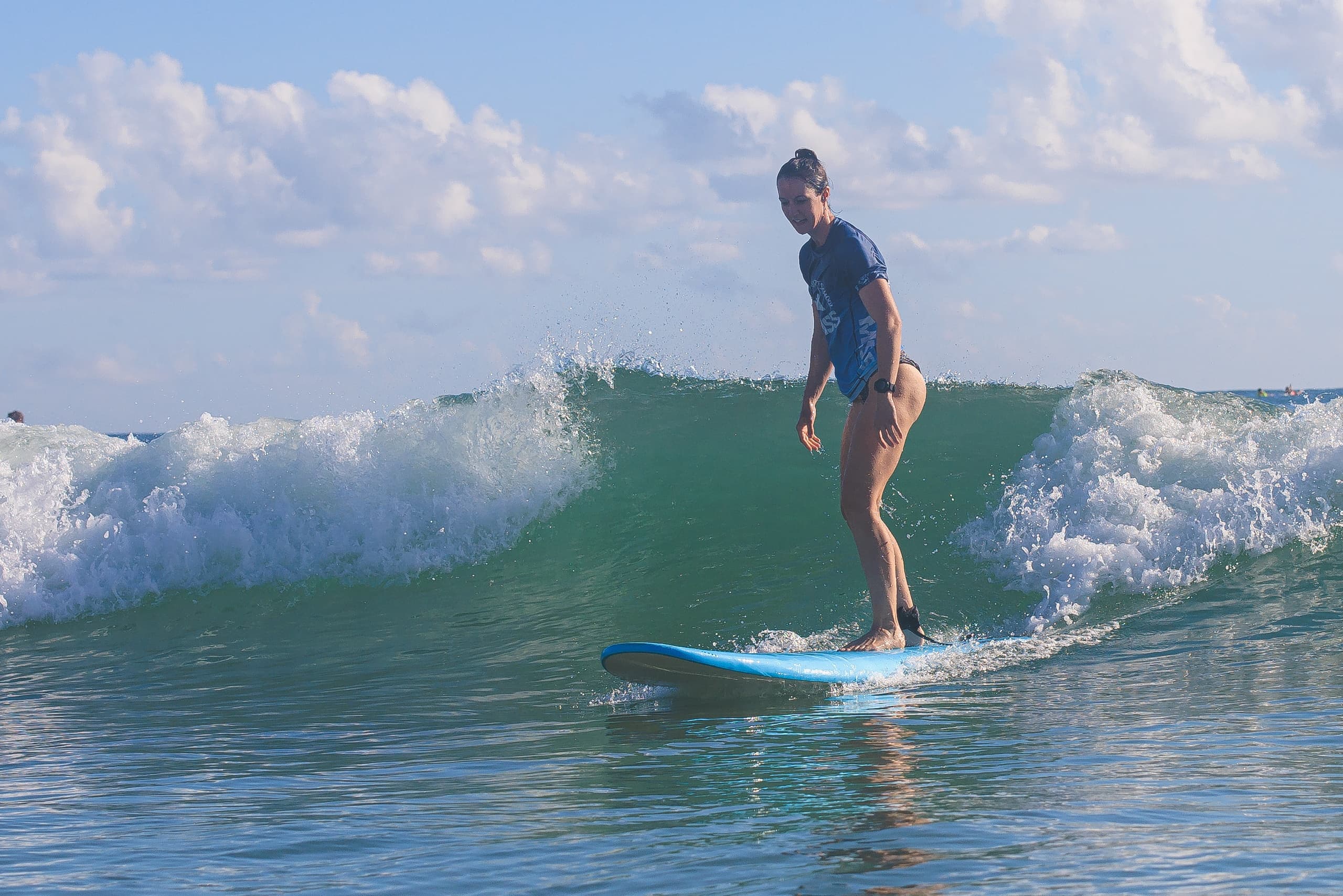 Master Surfing at Maroochy Surf School in Mooloolaba