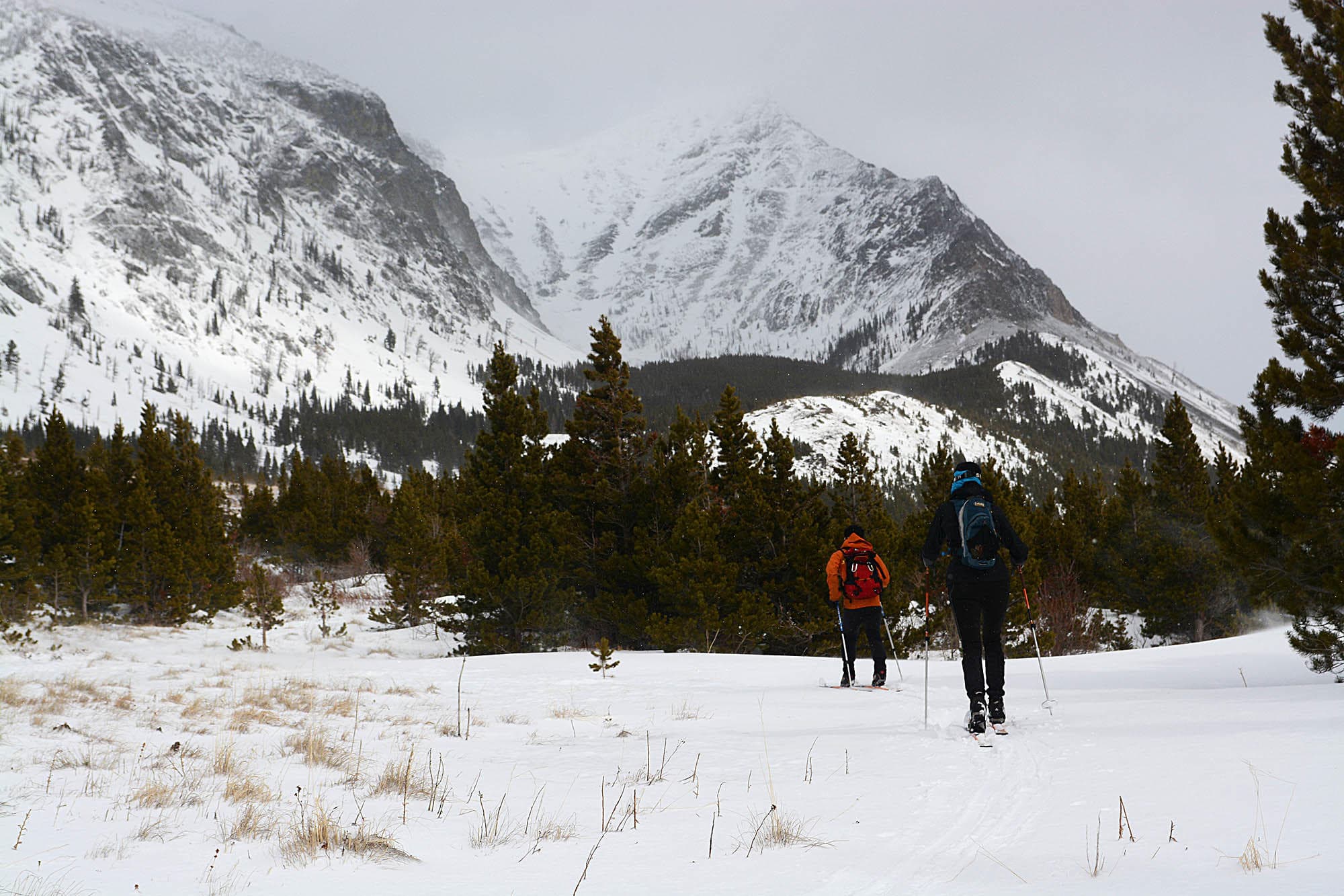 Cross Country Skiing with Glacier Adventure Guides in Montana