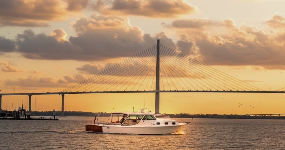 Sail Charleston Harbor: 3-Hour Private Charter with Gatsby Charters