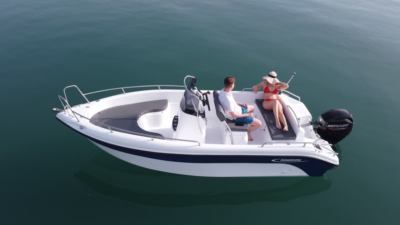 Self-Drive Blue Water 170: Half-Day Aegean Boat Rental from Kardamena