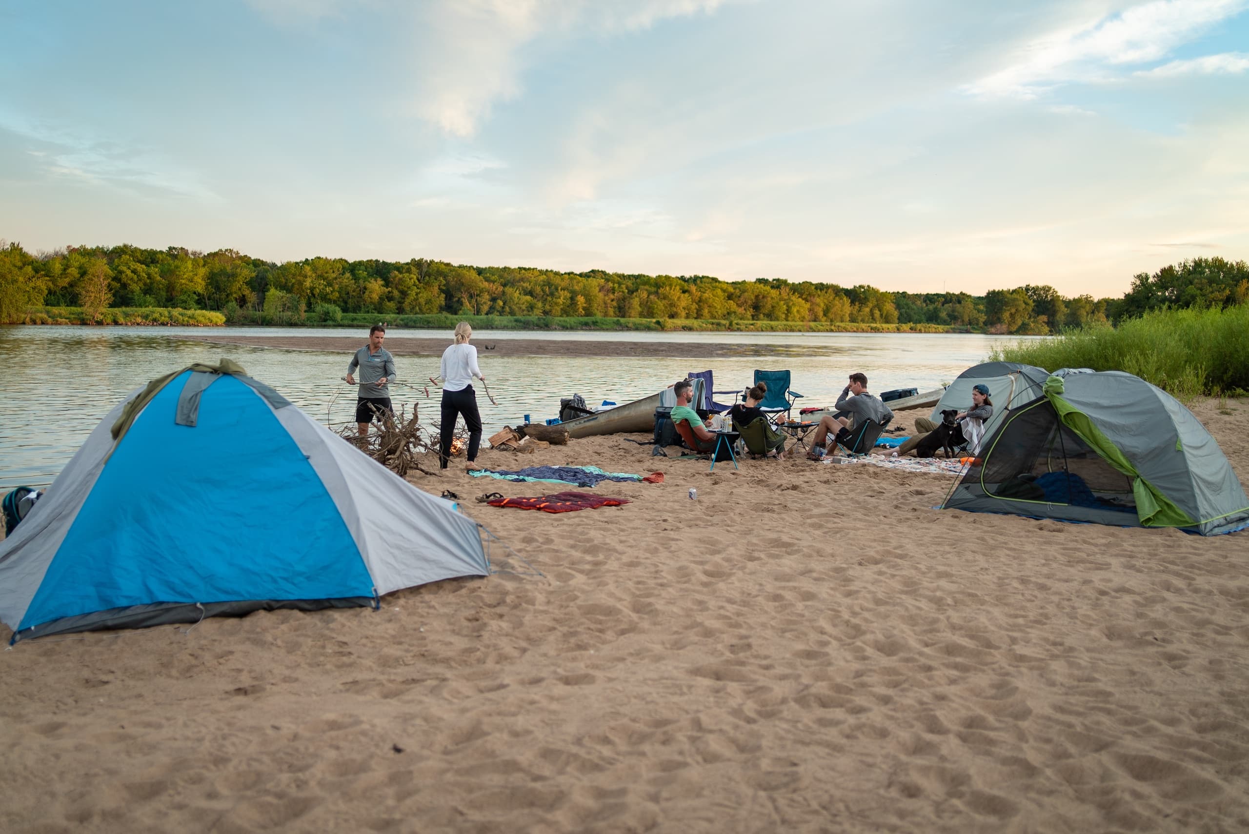 Sandbar Camping on the Wisconsin River with Wild Wisco Waters