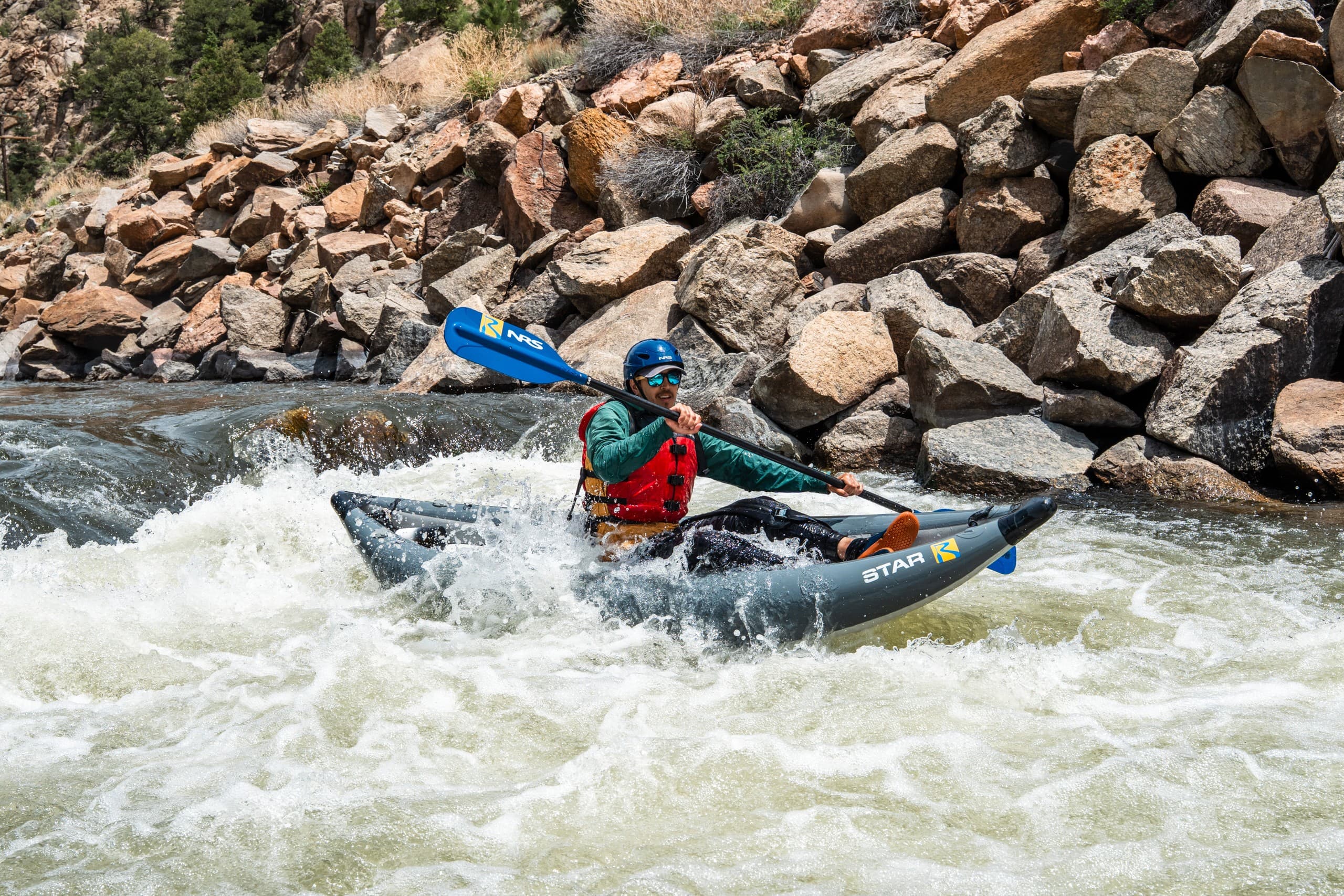 Inflatable Kayak Lower Browns Canyon: Class III Rapids & Mountain Views Near Buena Vista photo 1