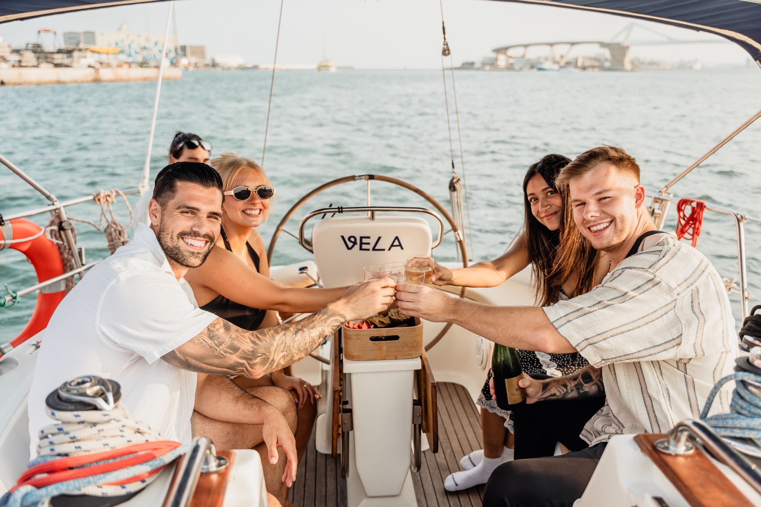 Private Sailing Adventures with Vela Boat Trip Barcelona