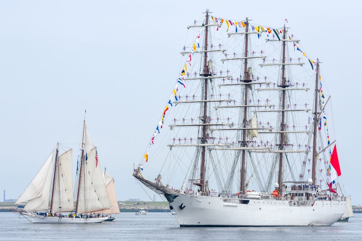 Private Tall Ships Viewing Cruise in Boston Harbor — Quincy Yacht Charter