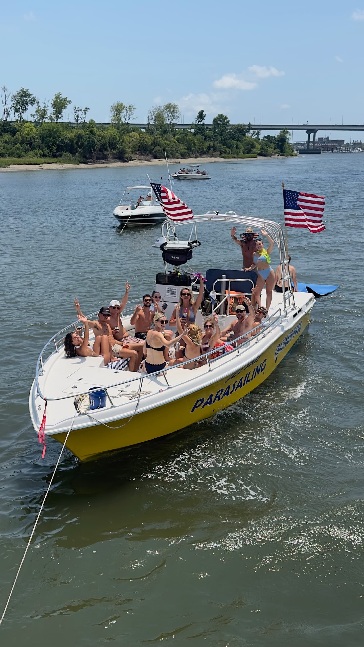 Private Smile High Party Boat Cruise in Mount Pleasant, SC