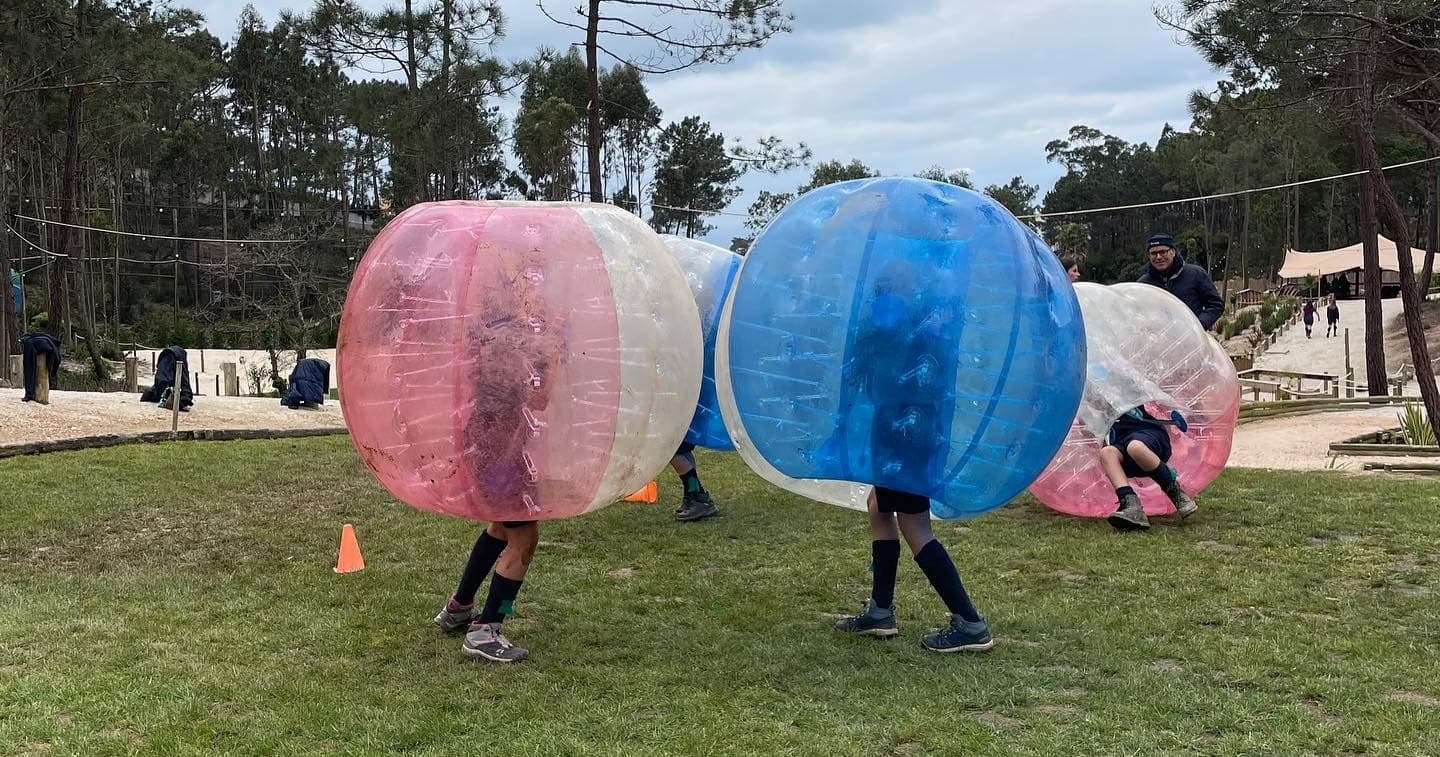 Bumper Ball Bubble Football in Ericeira: 30-Minute Coastal Chaos at Parque Aventura Cova da Baleiat