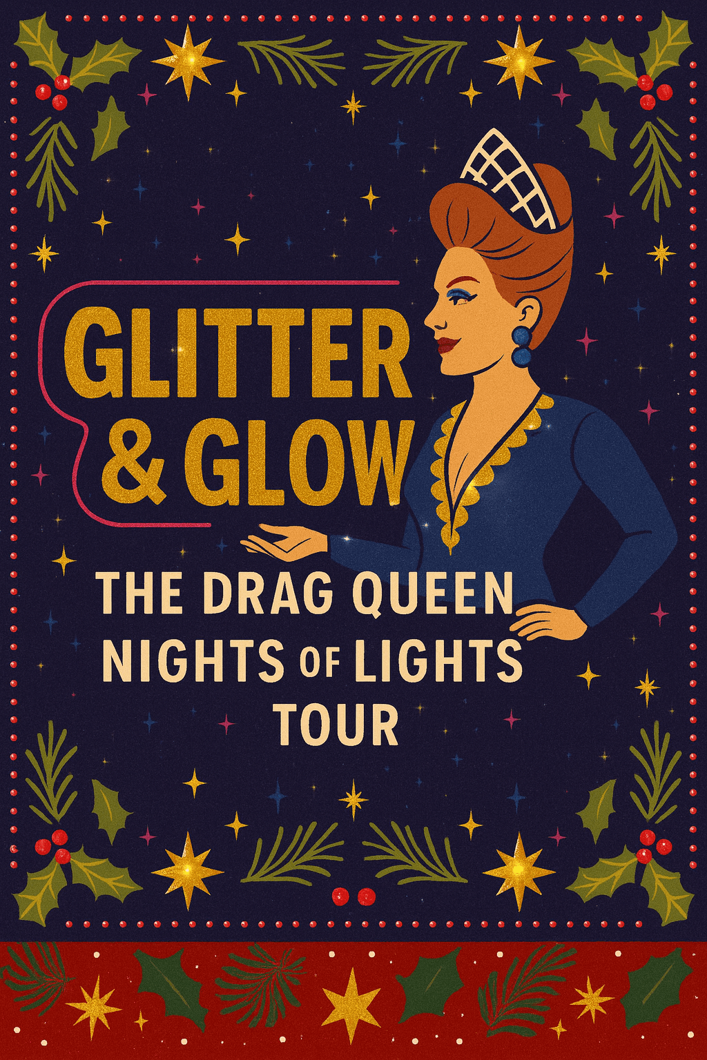 Glitter and Glow: Drag Queen Nights of Lights Tour in St. Augustine