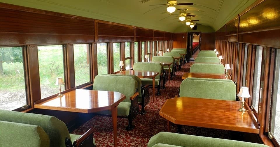Vintage First-Class Ride on the Mannington Limited: Woodstown Central Railroad Table Car Experience