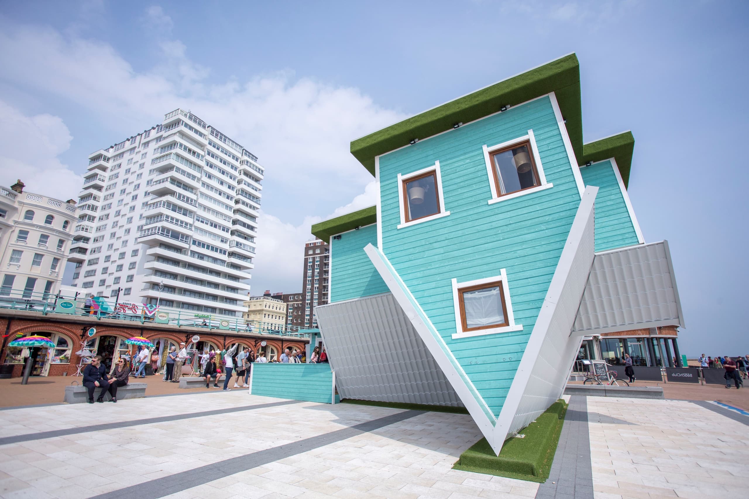 Step Inside Brighton’s Upside Down House: A Whimsical Family Photo Adventure