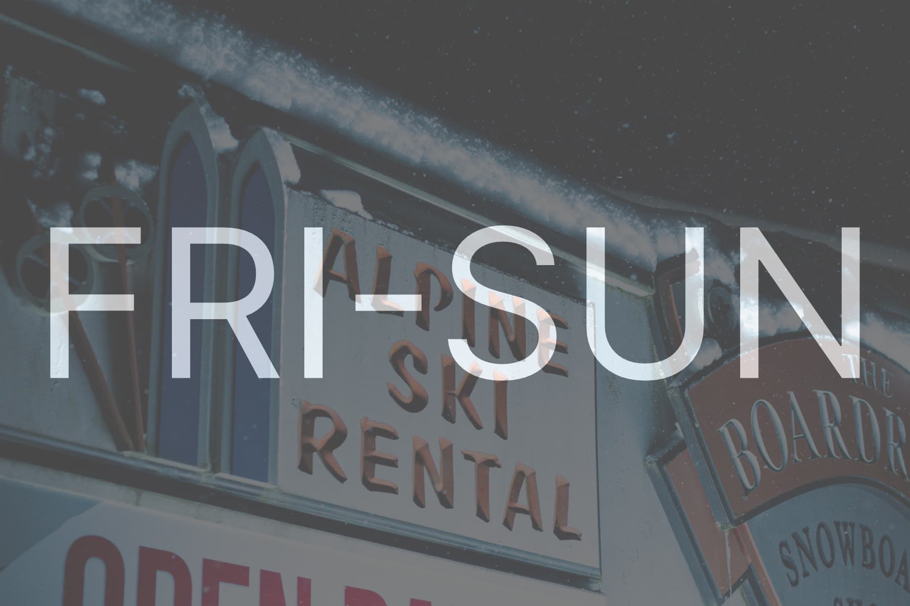 Weekend Rentals in Ellicottville: Full-Weekend Ski and Snowboard Gear