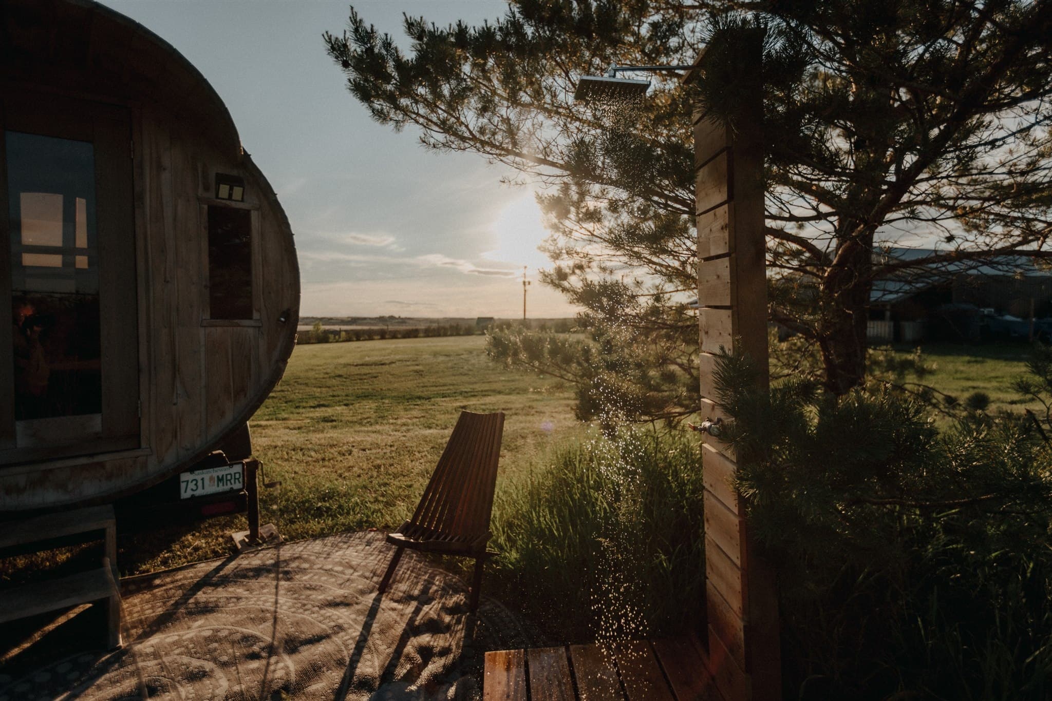 Camp Wolf Willow Sauna Sessions by Back2Nature Wellness