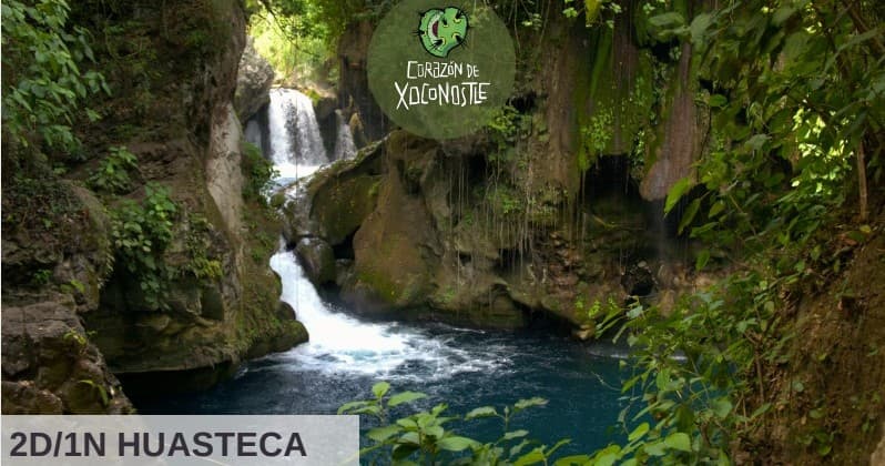 Water Activities at Puente de Dios with Corazón de Xoconostle