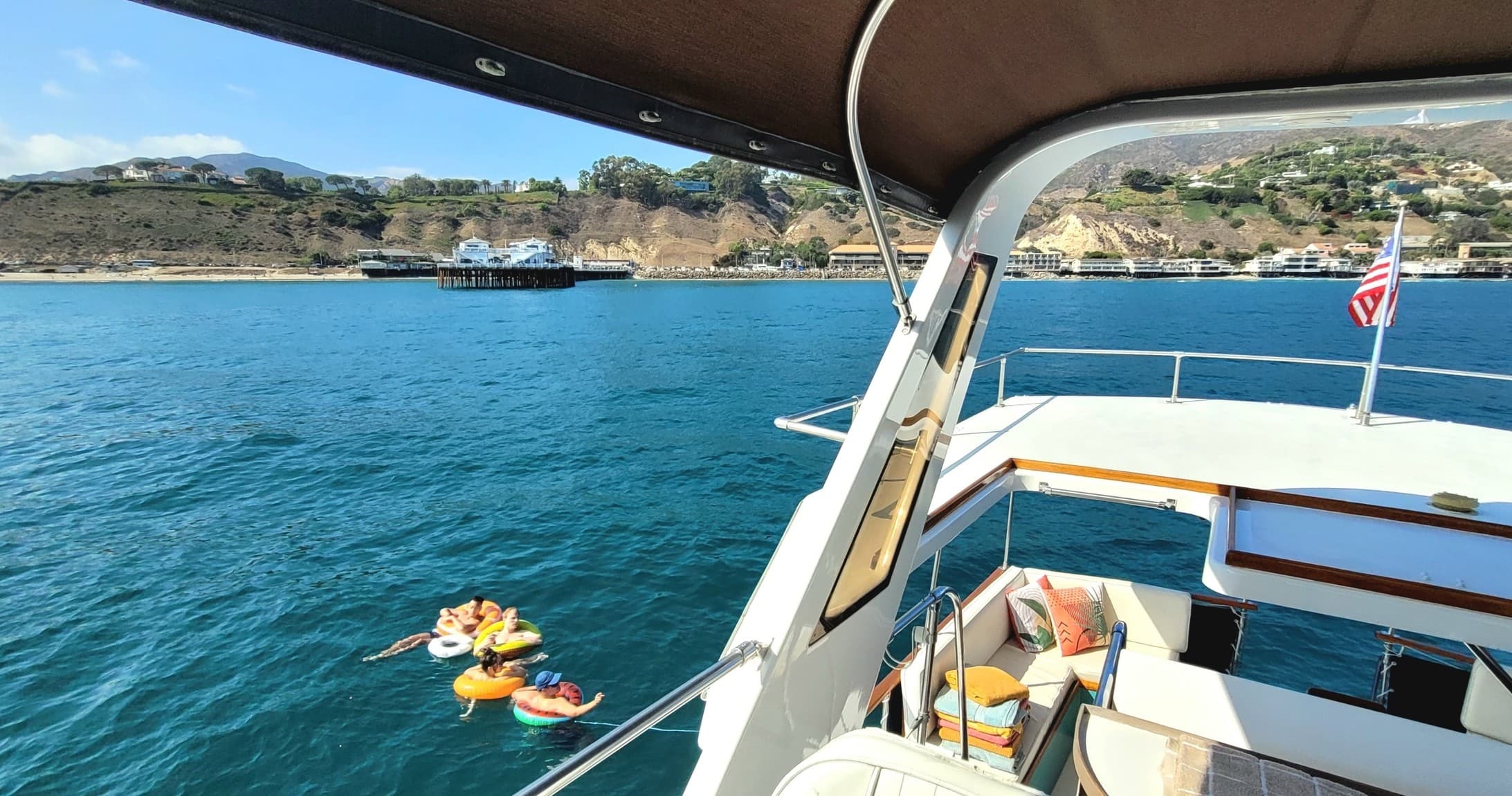 Exclusive 50ft Yacht Cruise to Malibu from Marina del Rey