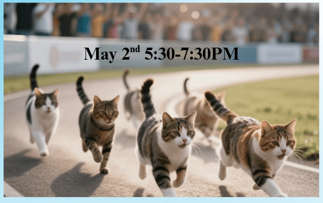 CATucky Derby Party: Doylestown's Quirky Cat Races, Hats & Derby Drinks