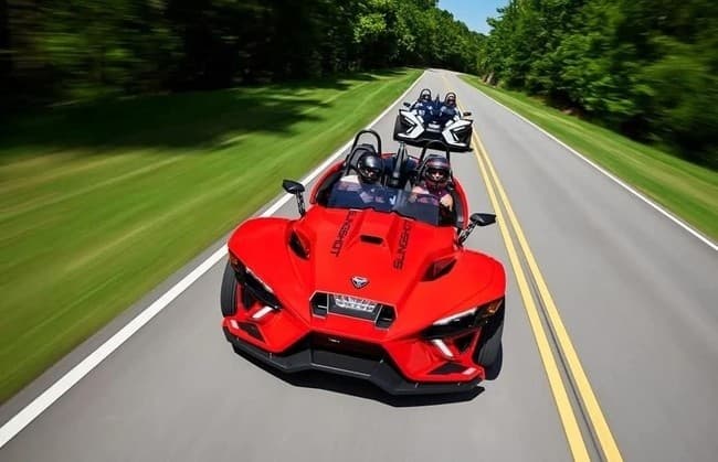 Open-Air Polaris Slingshot Rides with Memories Traverse City