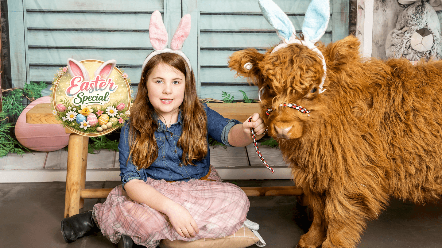 Valentine's Animal Mini Photo Sessions at Pure Passions Farm in Kent, OH