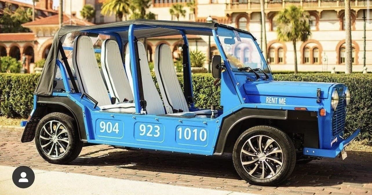 Explore St. Augustine’s Old Town with Moke Golf Cart Rental