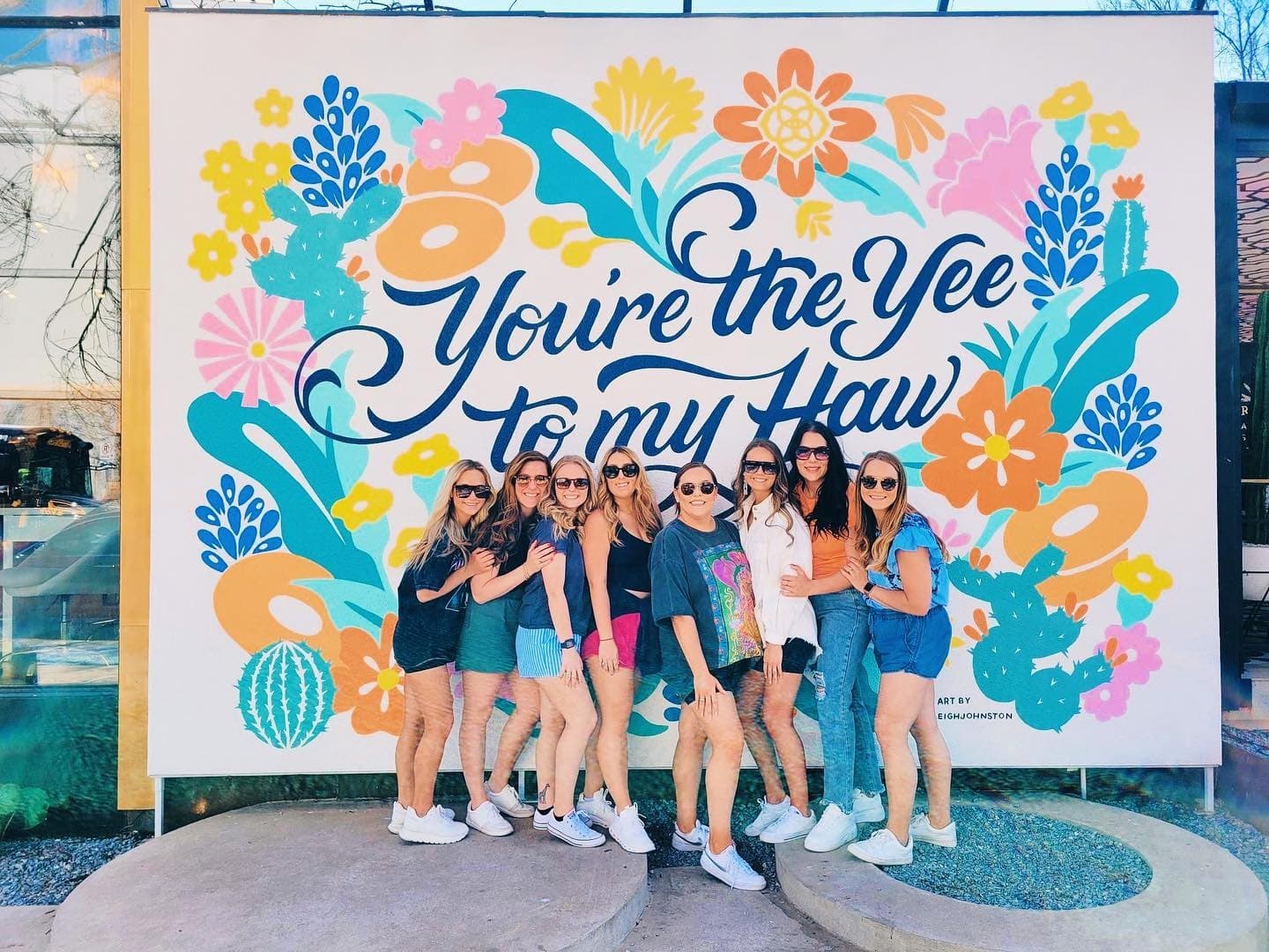 Murals & Mimosas Party Bus Tour by Tribe Bus Tours in Austin