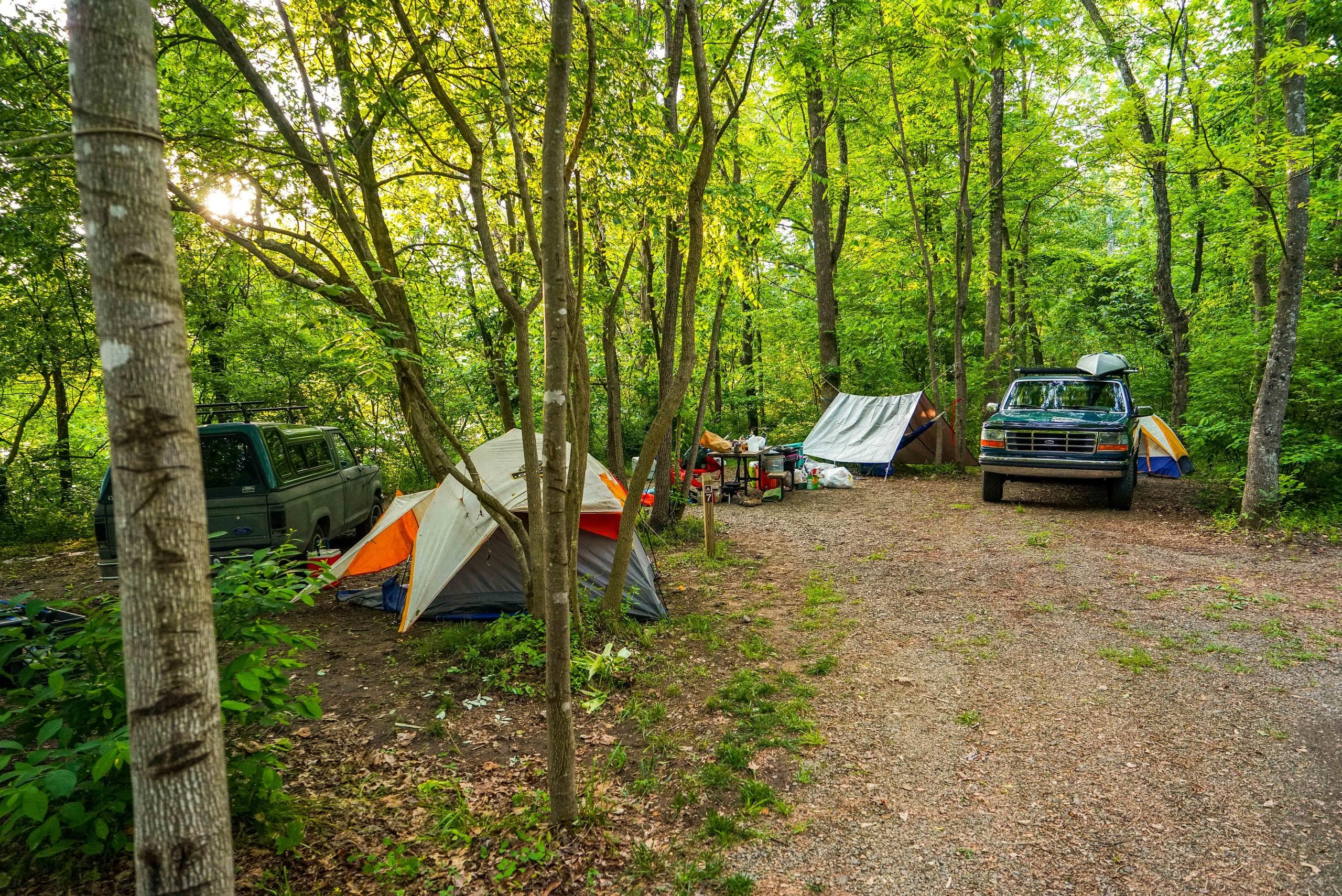Gala Campground Site #6: Rustic Riverside Camping at Eagle Rock, VA