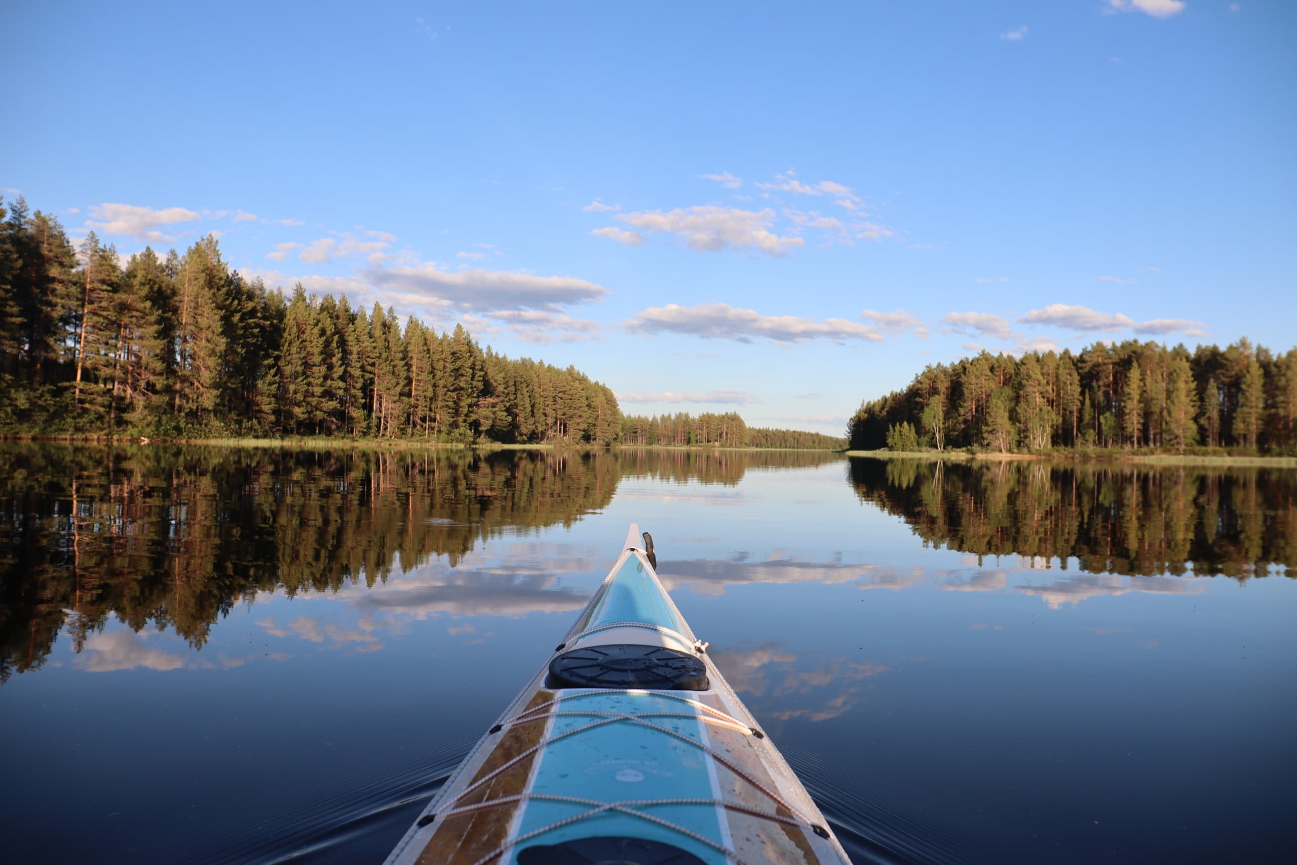 Kayaking Adventures with Paws of Björnlund in Swedish Lapland