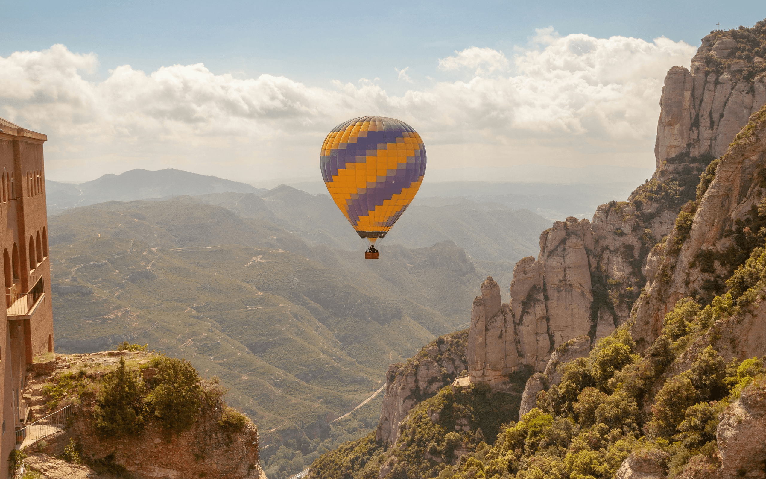 Hot-Air Balloon Ride & Montserrat Monastery Tour Catalonia
