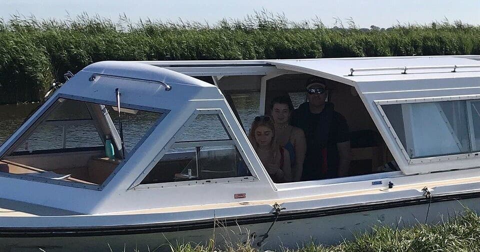 Water Activities & Norfolk Broads Boat Rental with Diesel Comet