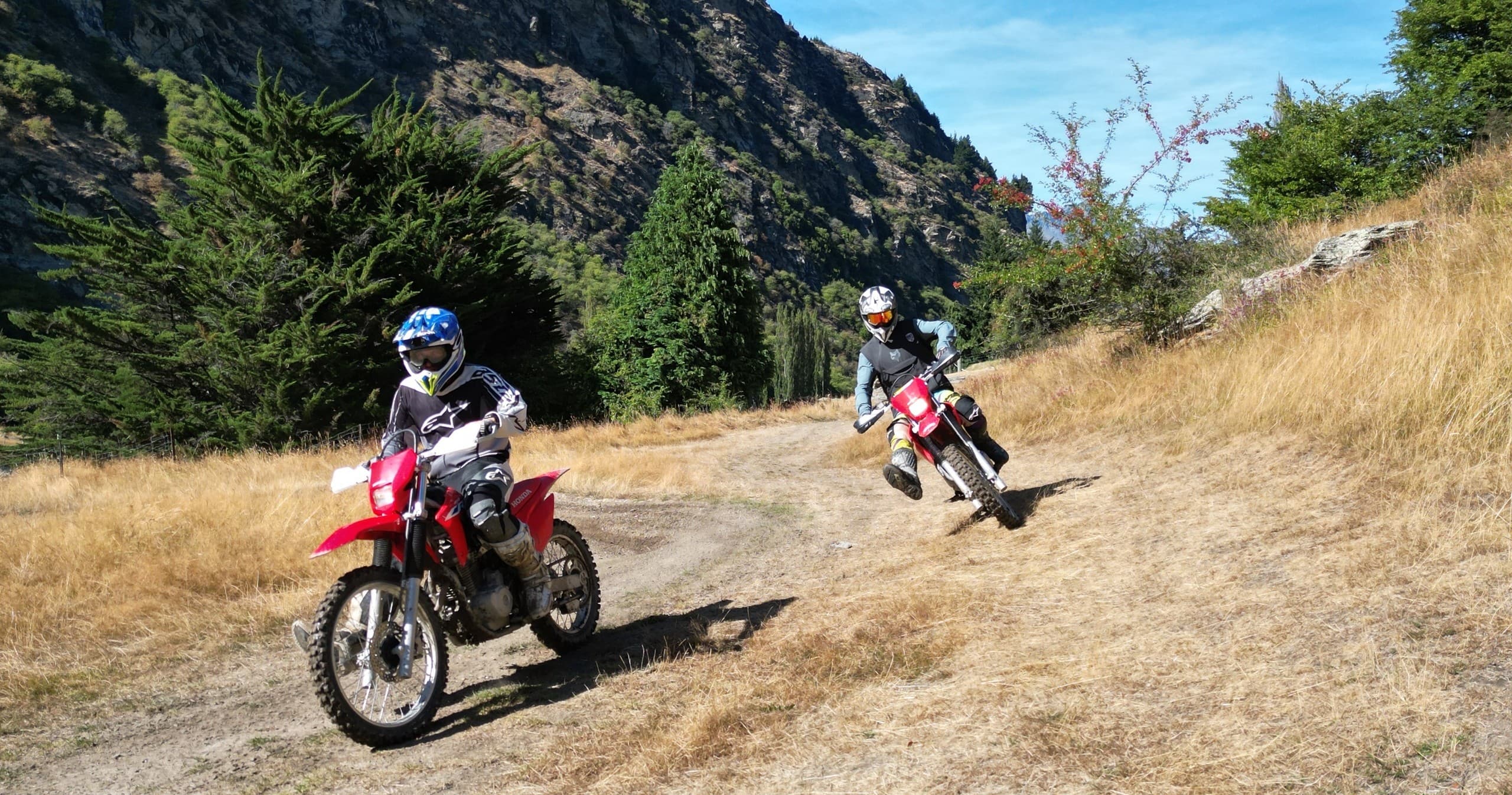Dirt Bike Skills Near Queenstown with Off Road Adventures