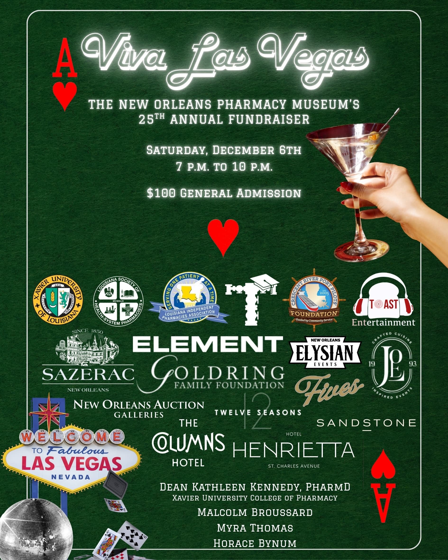 Experience Viva Las Vegas: New Orleans Pharmacy Museum’s 25th Annual Fundraiser