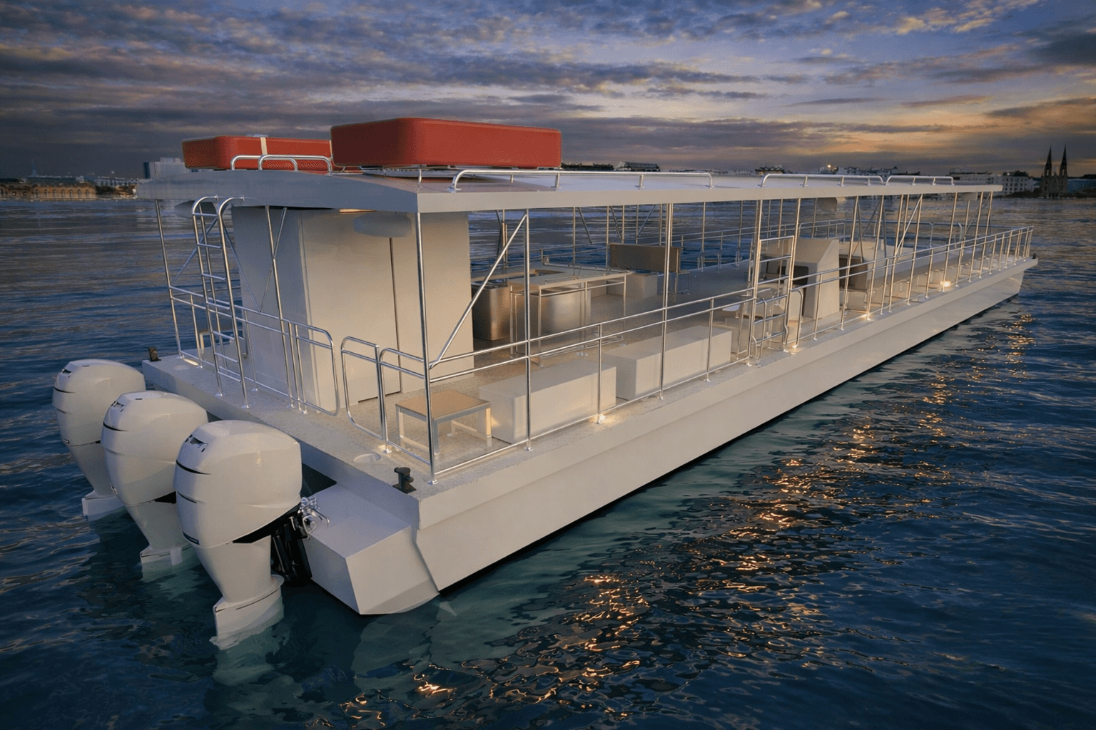 Chicago Lakefront Charter: 75ft Power Catamaran Amalfi for Private Events photo 3