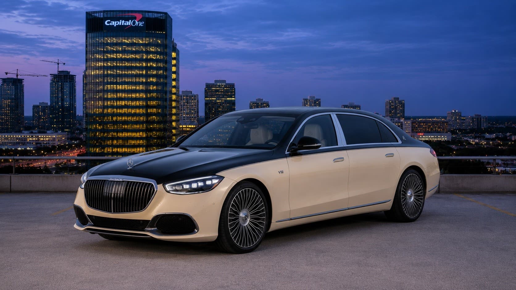 Mercedes-Maybach S 680 Rental in Sterling, VA — Two‑Tone Luxury Experience