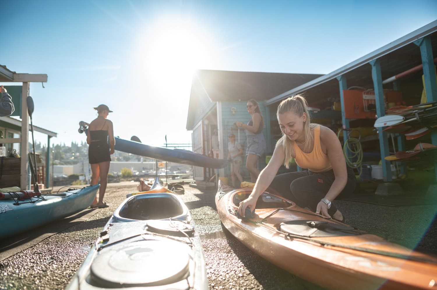 Water-Activities at Community Boating Center in Bellingham Bay