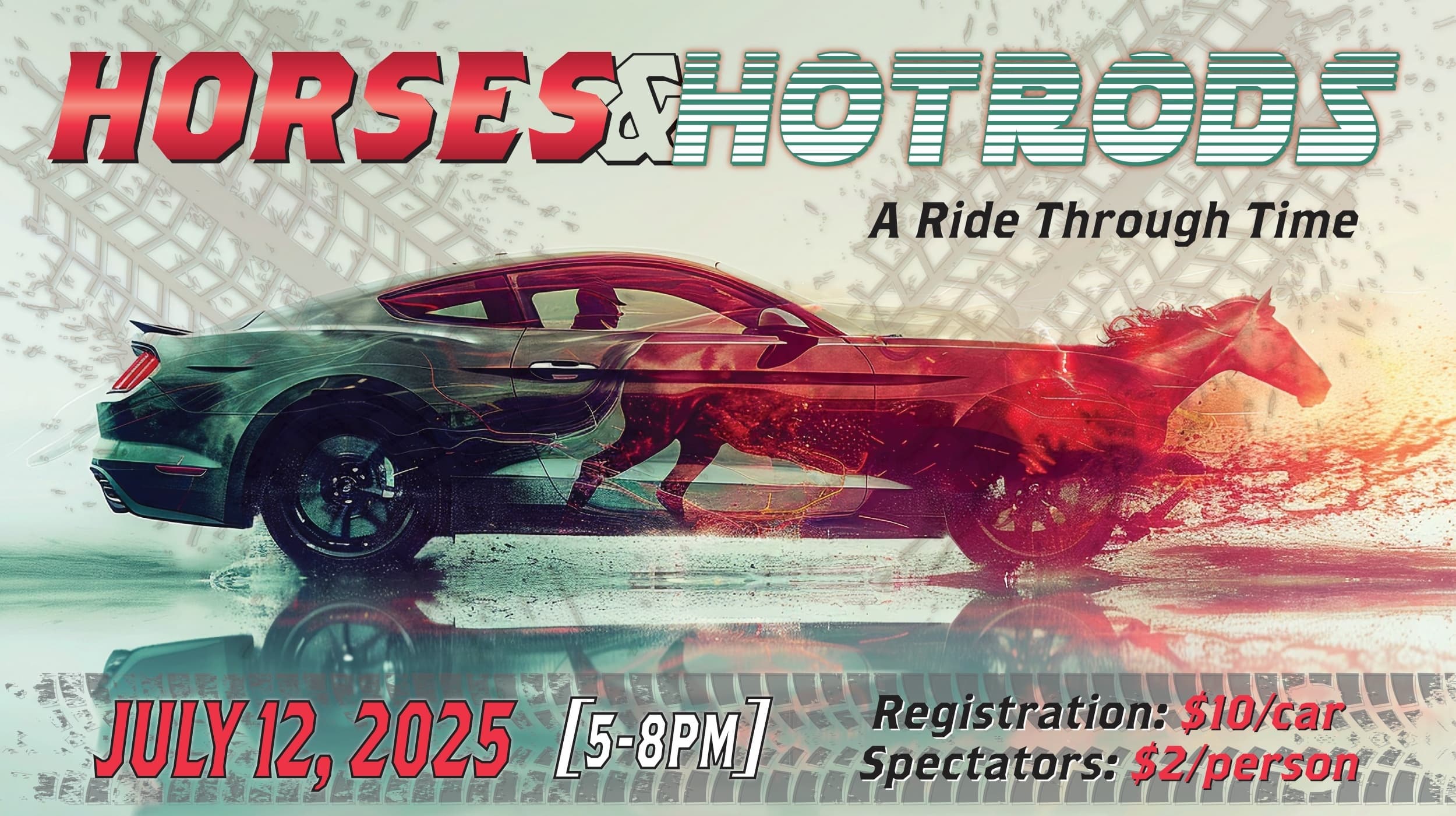 Horses & Hot Rods Car Show in Galena, Illinois