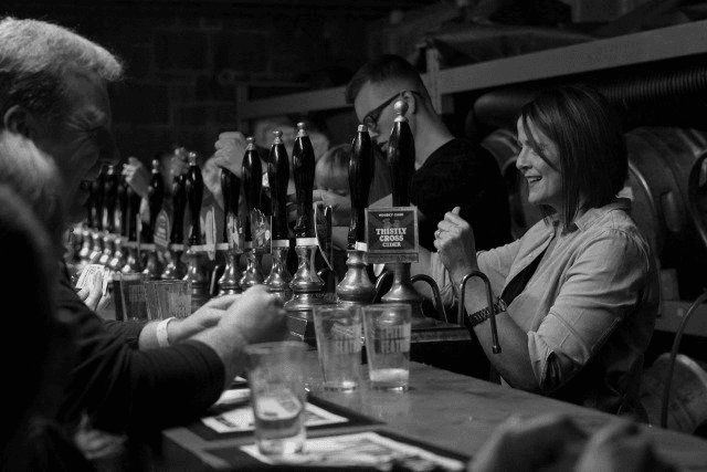Food & Drink Experience at Brewbarn Sessions in Spitting Feathers