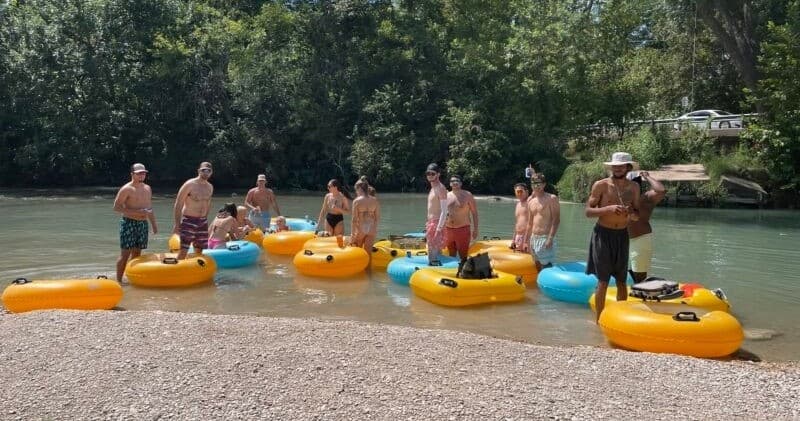 Tube Excursion on the San Marcos River: 72°F Tubing & Kayak Floats from Fentress, TX