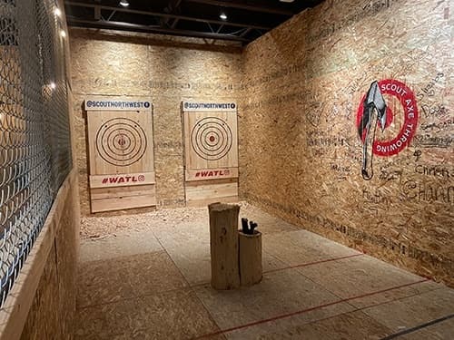 Lane 1 Half Hour Axe Throwing in Lincoln City, OR