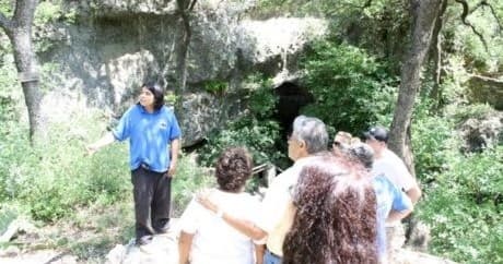 Inside Cascade Caverns: Group Downunder Cave Tours in Texas