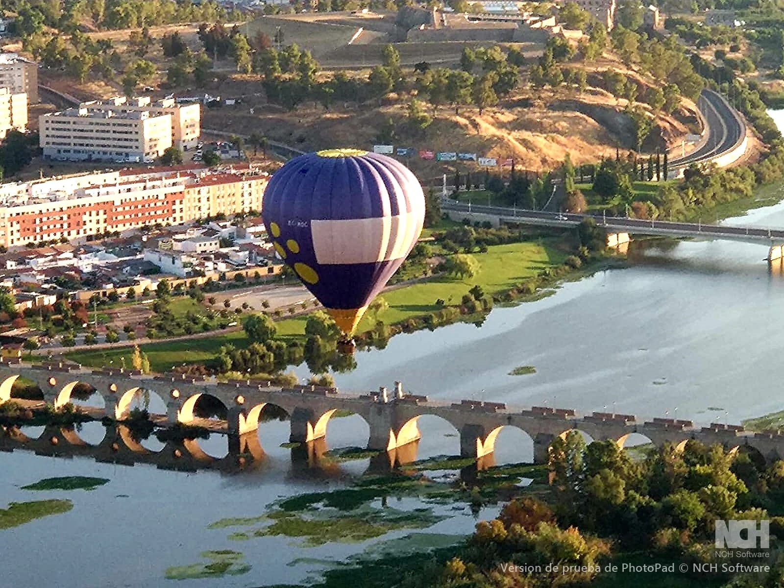 Sunrise Hot-Air Balloon Over Badajoz: Guadiana River Flights with Breakfast photo 1