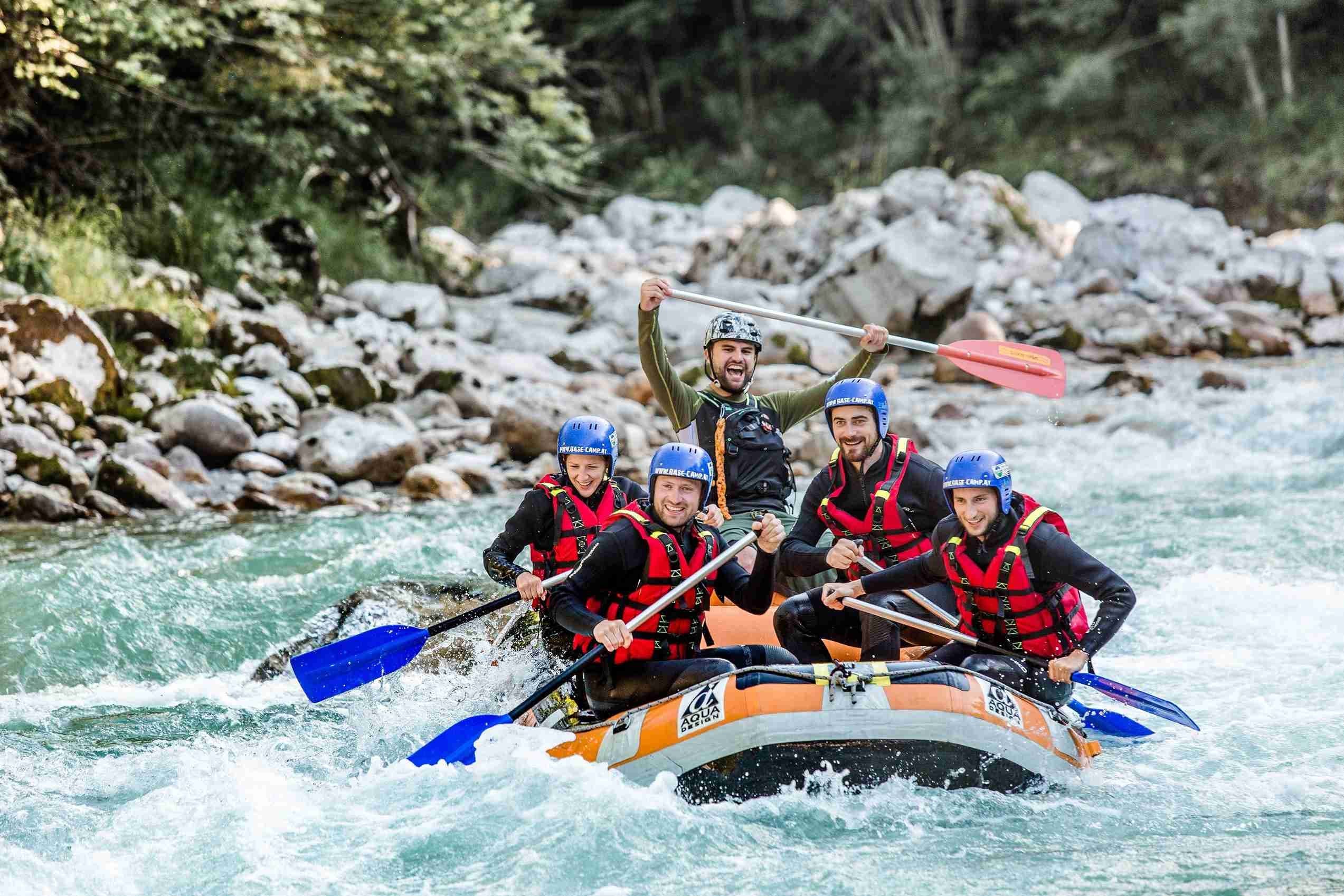 Actionrafting im 5er-Raft: Lofer’s Unkener Schwall Whitewater Run