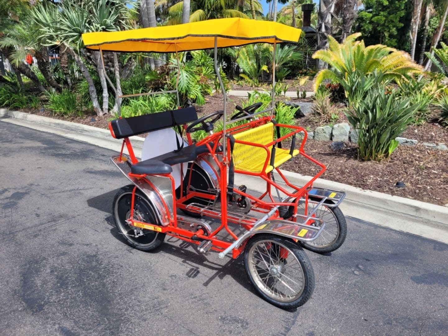 Cruise Scenic Paths on a Single Surrey in San Diego