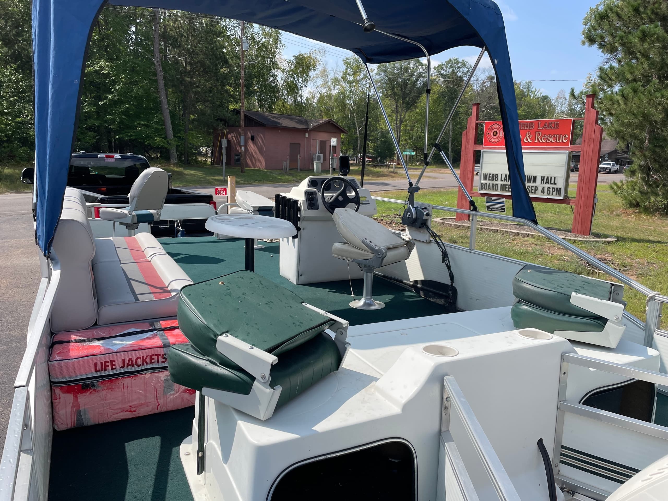 WEERES Fishing Pontoon Adventure in Danbury, WI