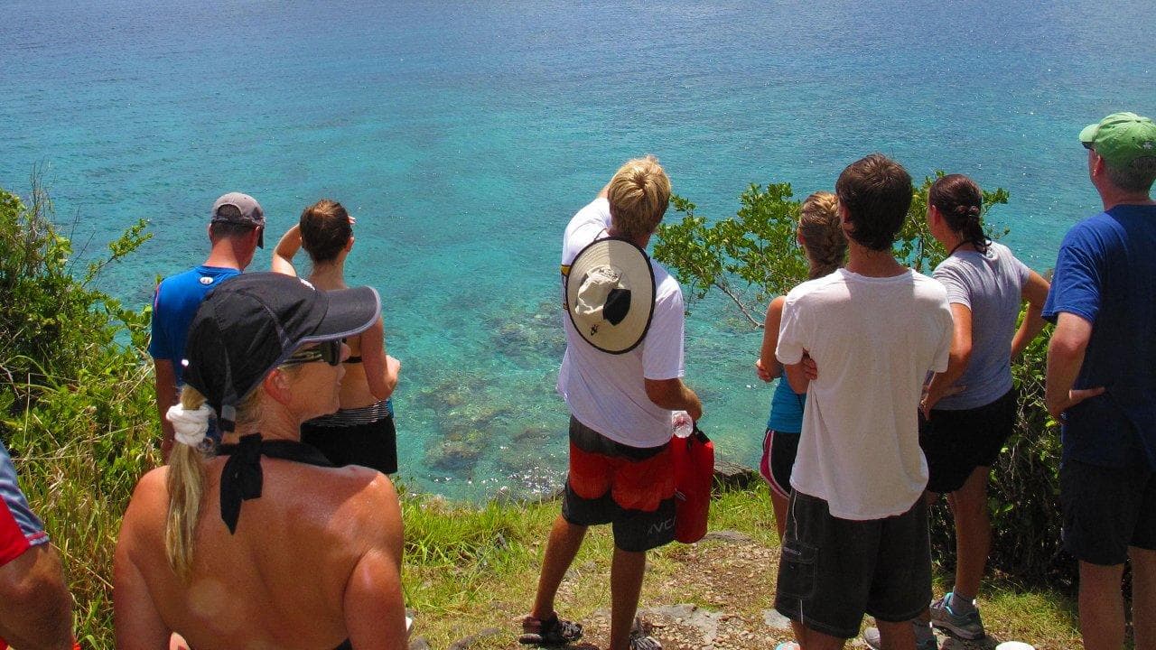 St. John Hike & Snorkel Adventure at Honeymoon Beach